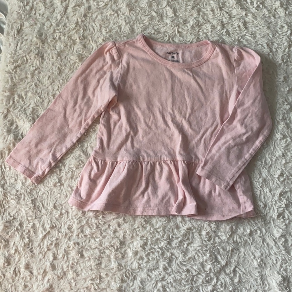 Toddler Girls Peplum shirt